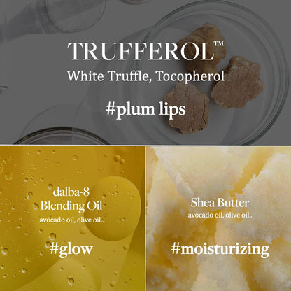 d'alba Piedmont White Truffle Nourishing Lip Balm – Vegan Hydration & Glowy Finish