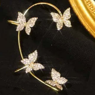 Butterfly Ear Clip 2pc