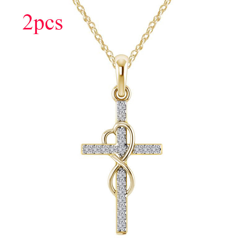 Infinity Cross Necklace