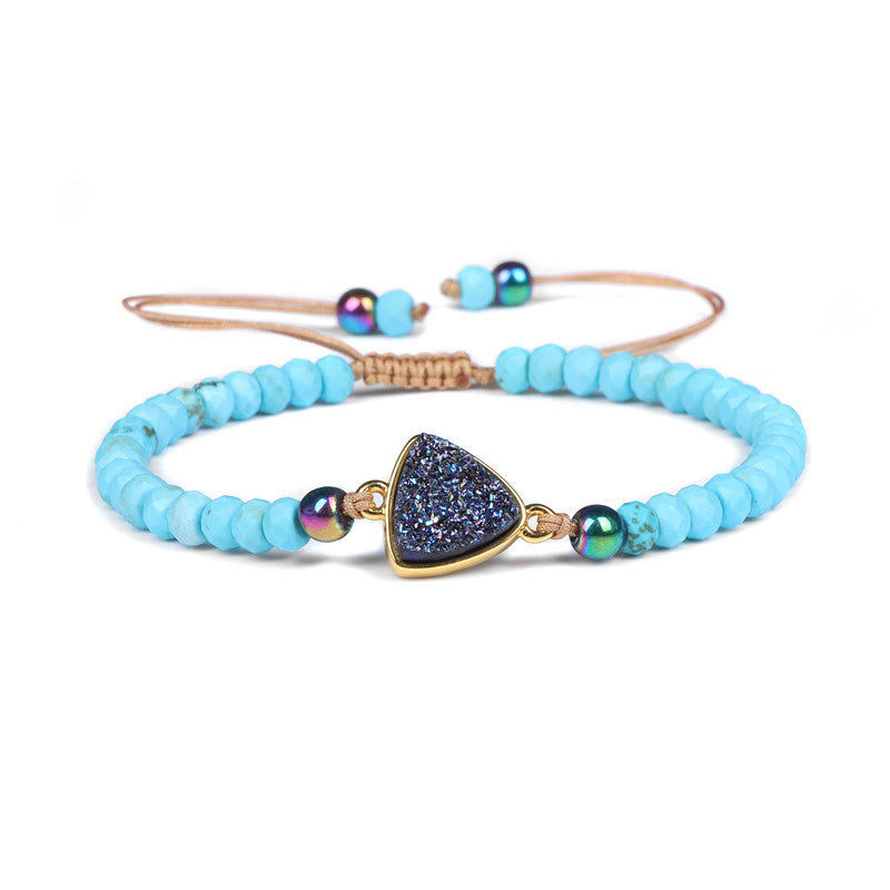 Natural Stone Woven Bracelet for Men & Women