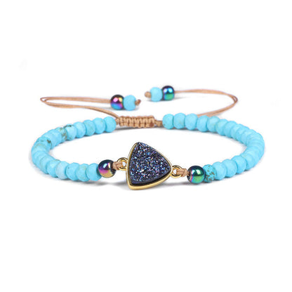 Natural Stone Woven Bracelet for Men & Women