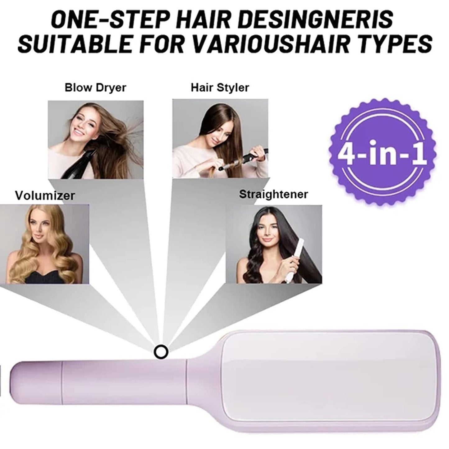 Self Cleaning Anti-Static Hair Comb