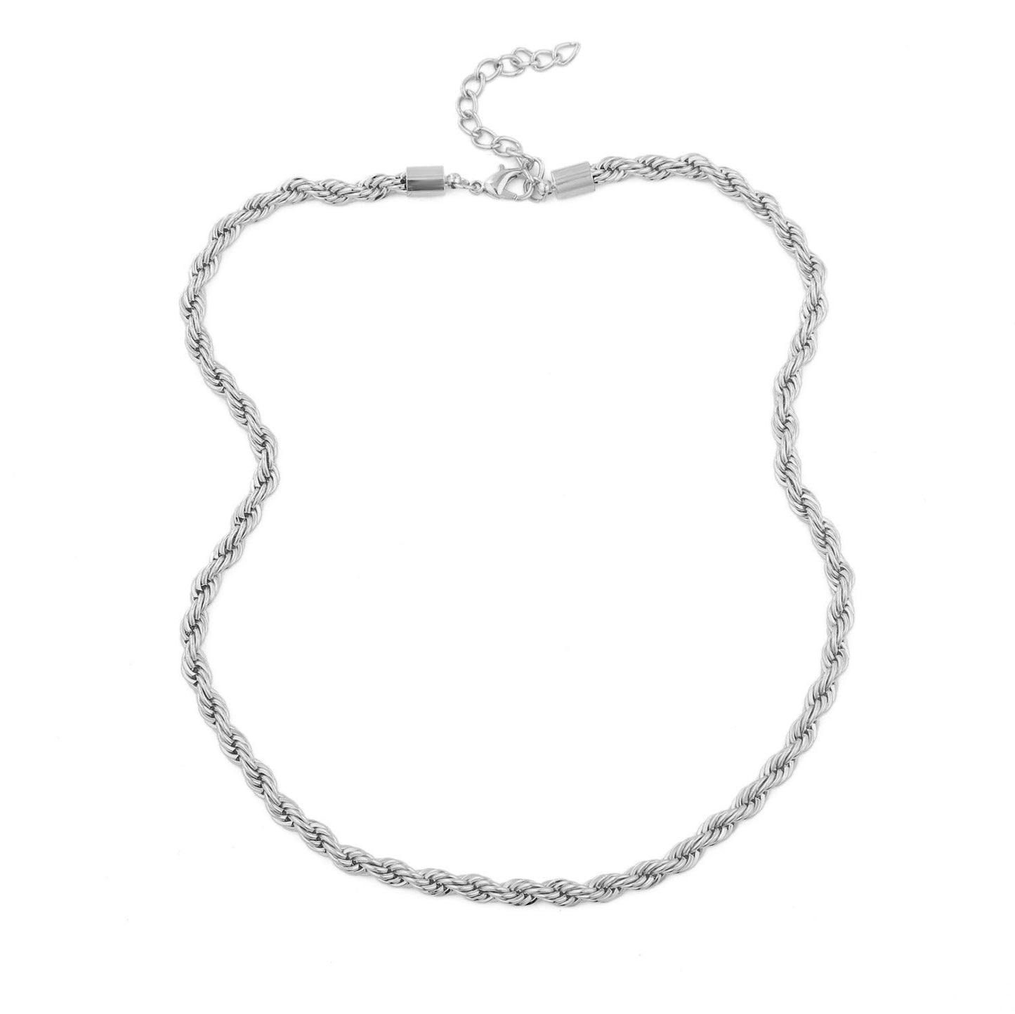 Multi-Layer Twist Chain Necklaces