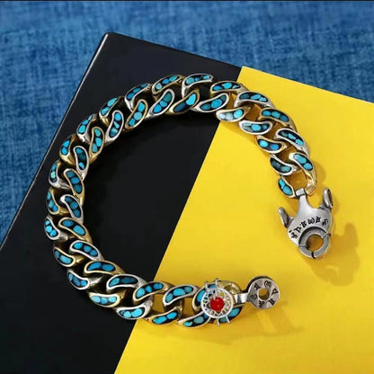 Retro Nine Eye Pearl Spinning Bracelet