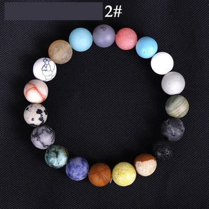 Solar System Eight Stone Planet Bracelet