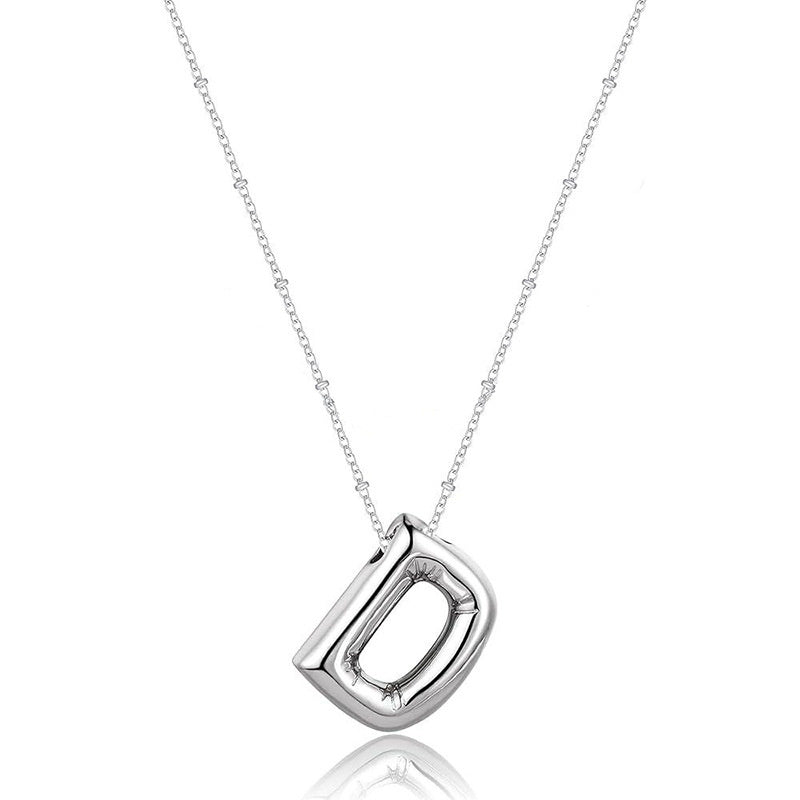 Glossy A-Z Letter Copper Pendant