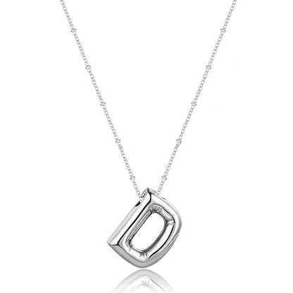 Glossy A-Z Letter Copper Pendant