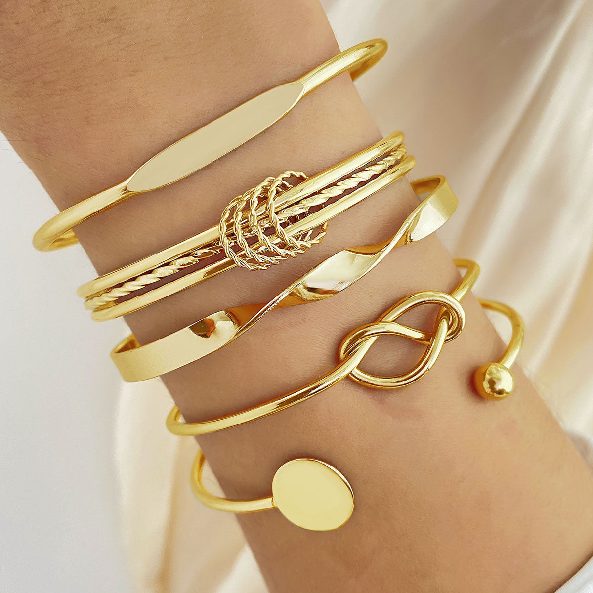 Retro Simple Chain Bracelet Set