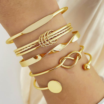 Retro Simple Chain Bracelet Set