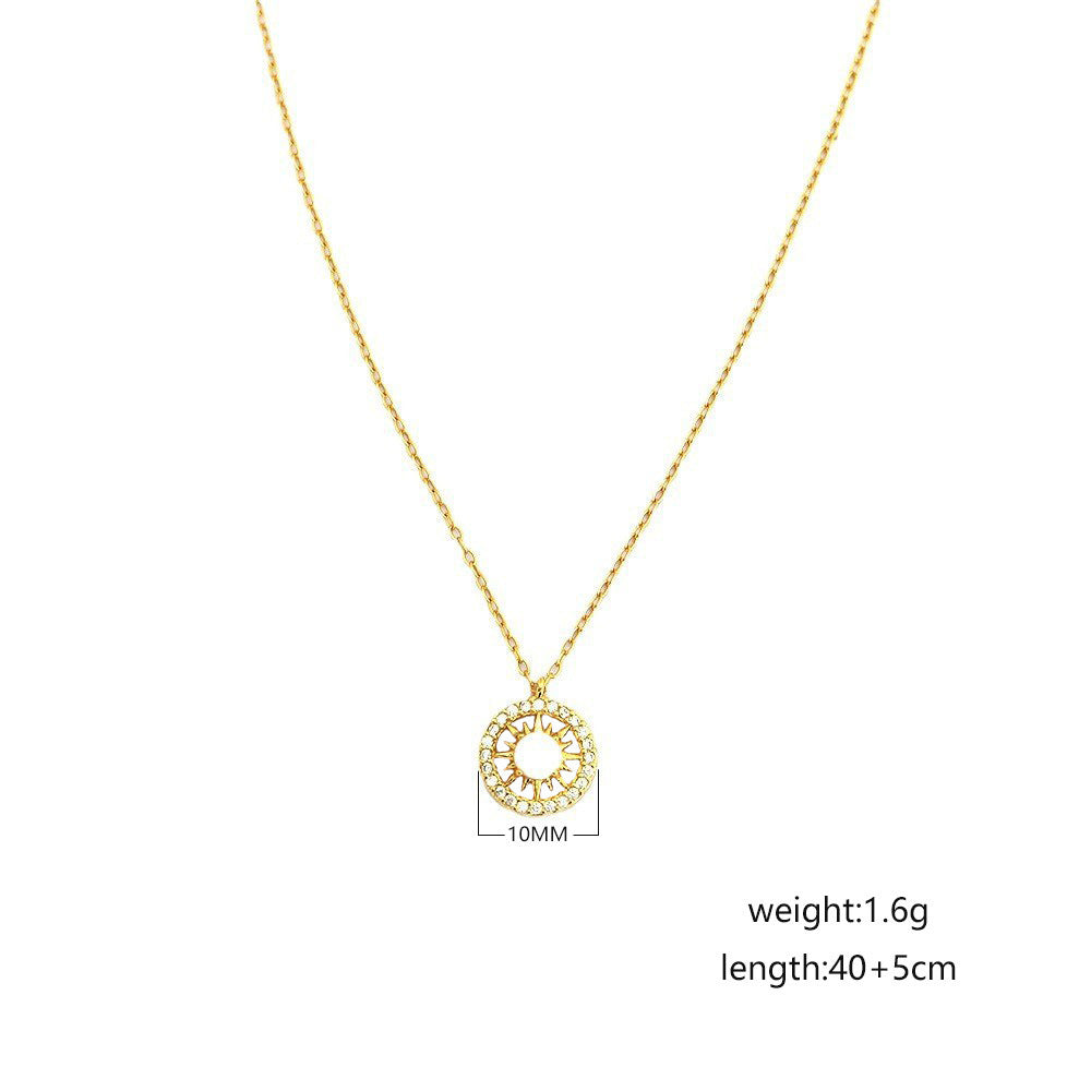 Moon and Sun Necklace