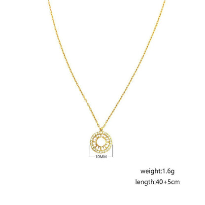 Moon and Sun Necklace
