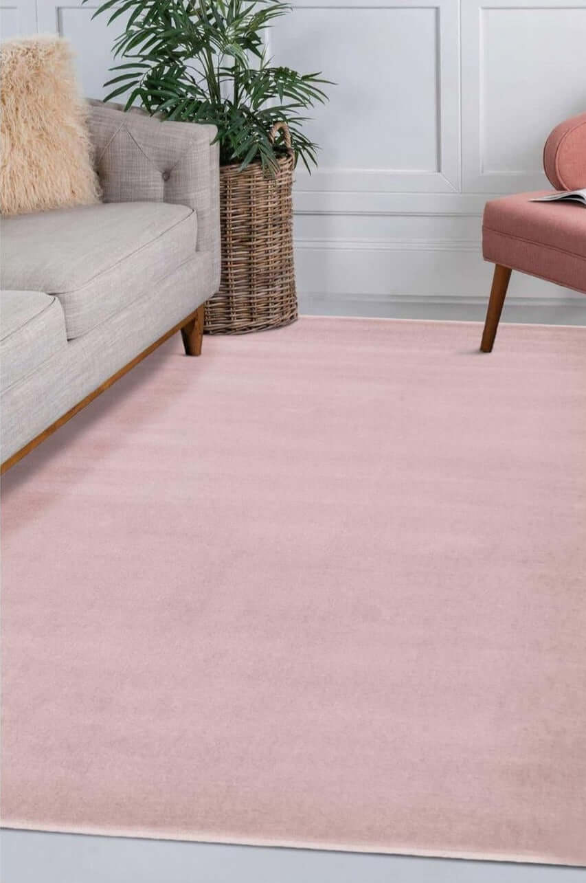 Maestro Solid Pink Rug