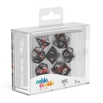 Oakie Doakie Dice RPG Set Enclave - Ruby (7)
