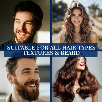 DAAZZS 5% Minoxidil Hair Growth Kit for Men & Women – Beard & Scalp Therapy, Biotin Included (2-Pack)
