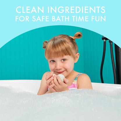 Dabble & Dollop Fresh Fruit Mini Bath Bombs & Blueberry 3-in-1 Cleanser (Pack of 2)