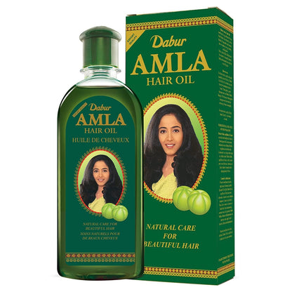 Dabur Amla Hair Oil – Indian Natural Hair Care for Healthy, Moisturized Hair