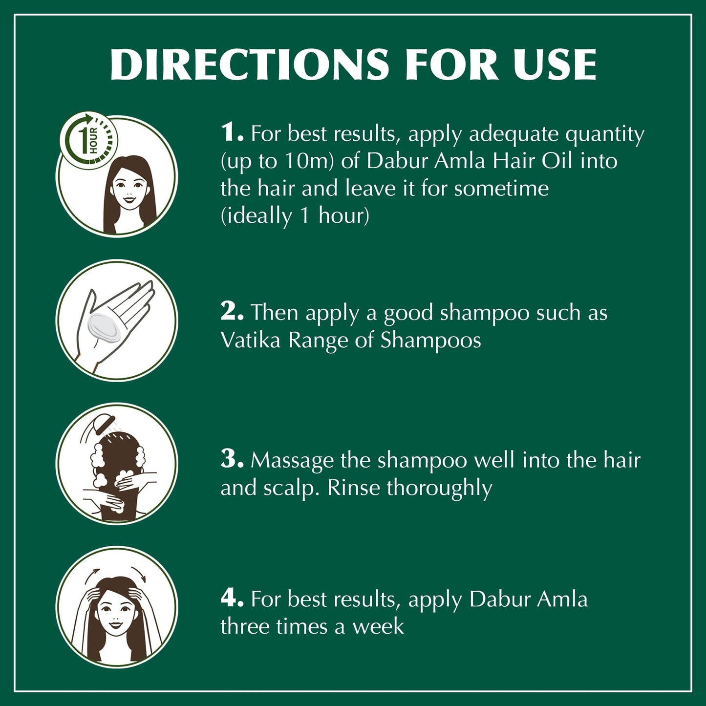 Dabur Amla Hair Oil – Indian Natural Hair Care for Healthy, Moisturized Hair