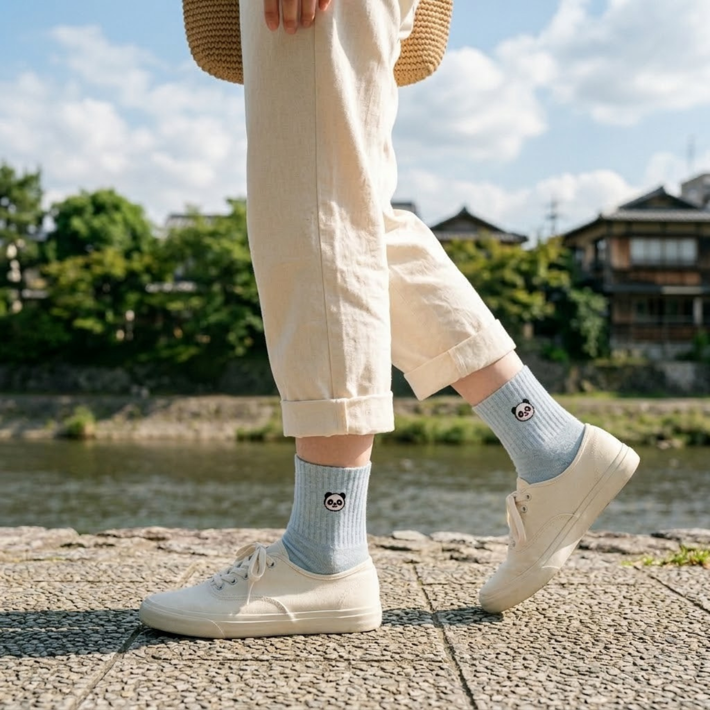 Bamboo Embroidered Animal Socks