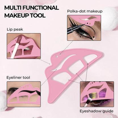 DAGEDA 3-Pcs Eyeliner Stencils Set | Reusable Silicone Eye Makeup Tool