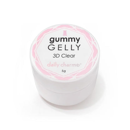 Daily Charme 3D Gummy Gelly – Moldable Clear Nail Art Gel for DIY 3D Decor