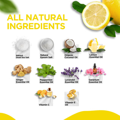 Daily Remedy Citrus Detox Foot Soak with Epsom Salt | Foot Care Pedicure | Made in USA