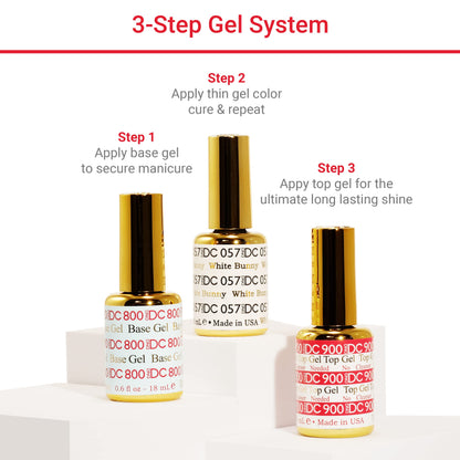 DAISY DND DC Gel Polish Set – Mud Oak Brown Collection, Chip-Free Duo (0.5 oz each)