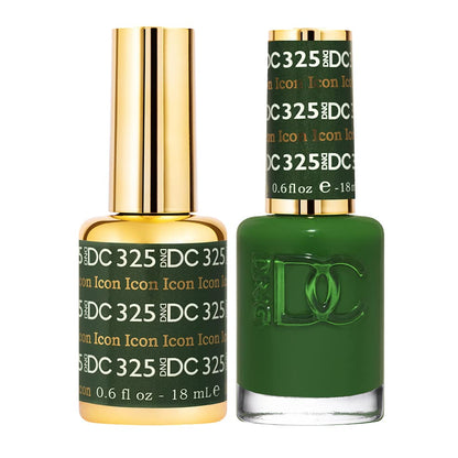 DAISY DND DC Gel Polish Set – Green Collection 326 Nightrider (Gel + Lacquer Duo)