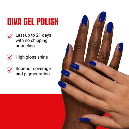 Daisy DND Diva Gel Polish Set – Call Me Your Highness Duo (0.5 fl oz) | First Class Collection
