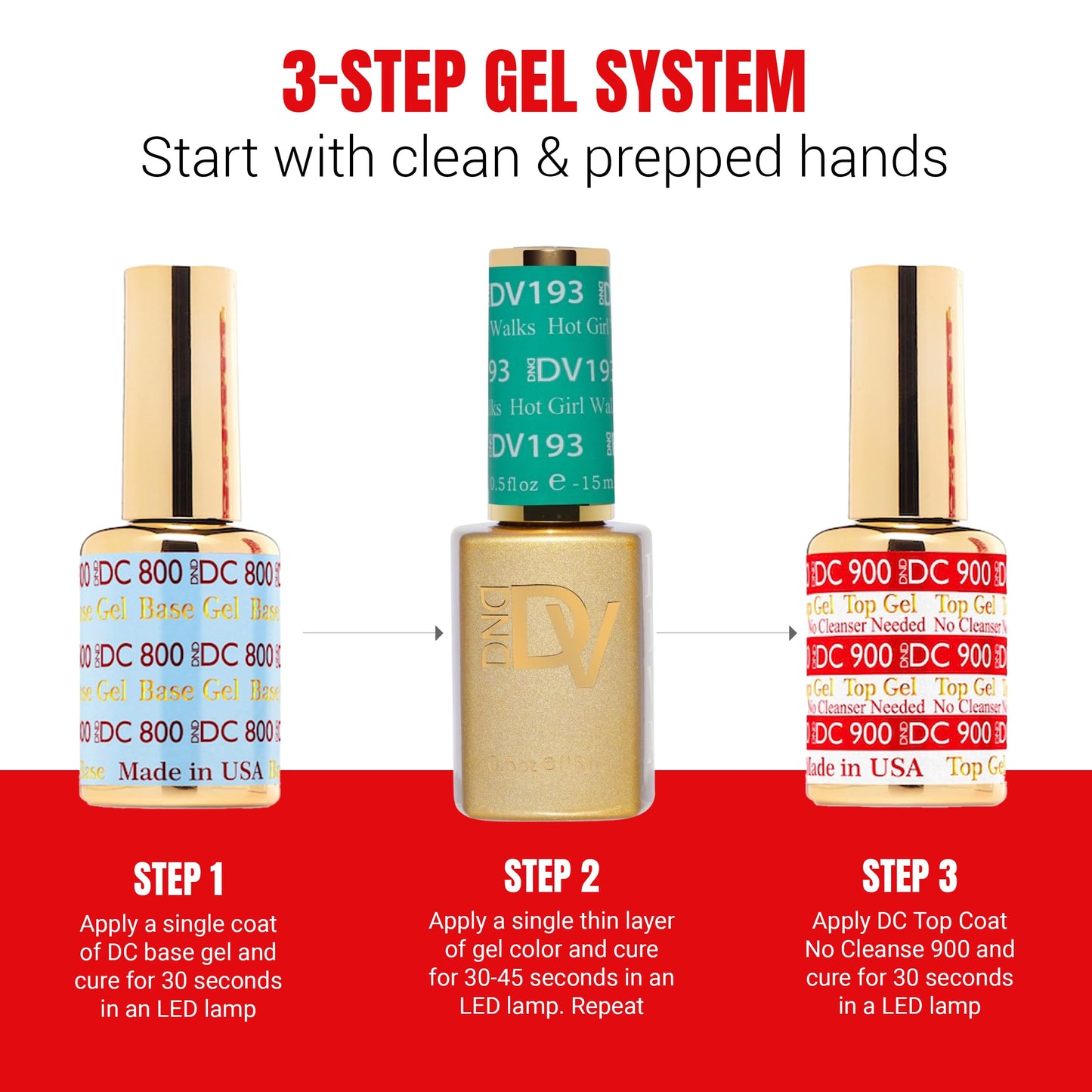 DAISY DND Diva Gel Polish Set – First Class Collection | Tropic Like It’s Hot Gel Polish & Matching Air Dry Lacquer, 0.5 fl oz Each