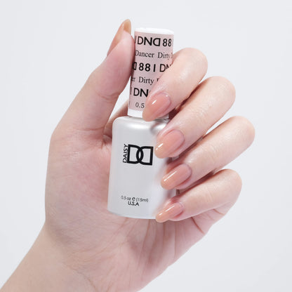 DAISY DND Gel Polish Set – Sheer Collection, 881 Dirty Dancer (0.5 fl oz) UV/LED Duo