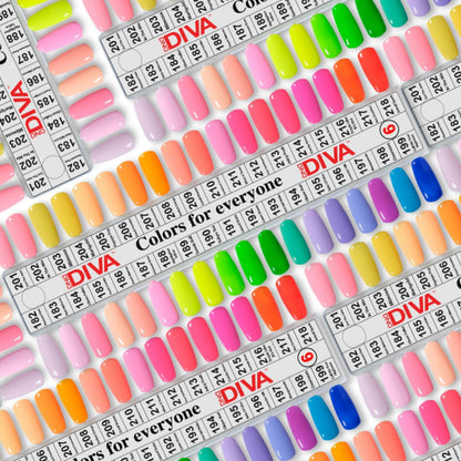 DND Diva Gel Polish Set: Juicy Fruit – First Class Collection | Chip-Free UV/LED Duo