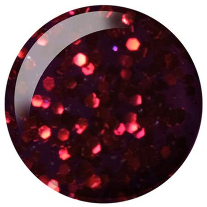 DAISY DND Gel Polish Set - Glistening Sky 769 Red Gel + Lacquer, 0.5 oz Each