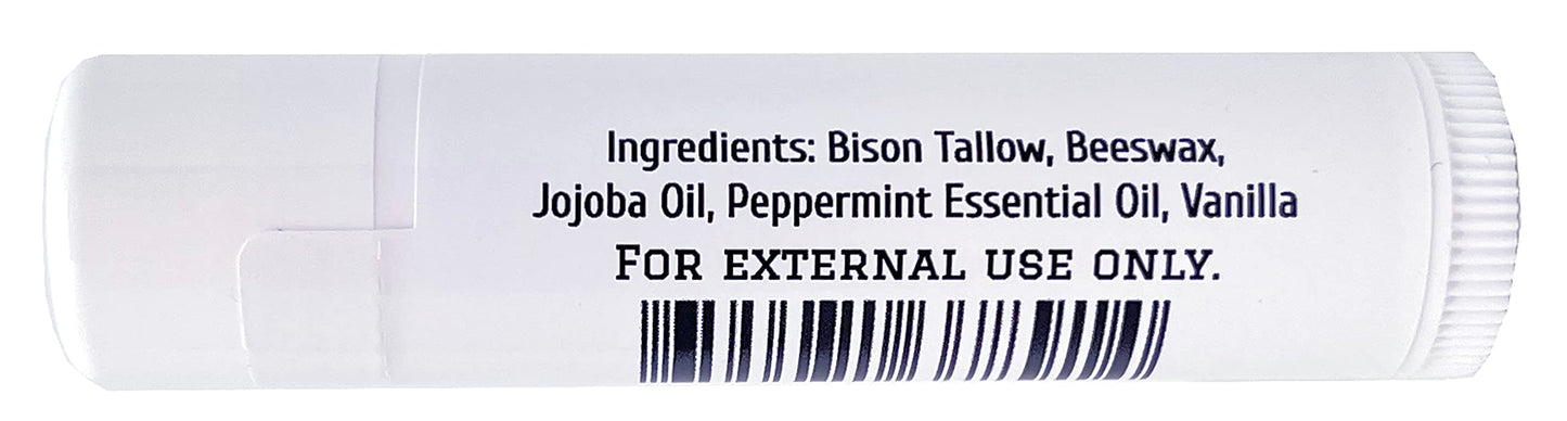 Dakota Pure Bison Tallow Balm Set of 2 – Vanilla Peppermint Lip Balm