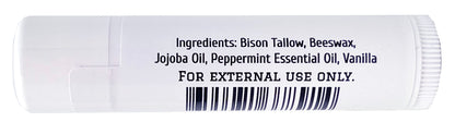 Dakota Pure Bison Tallow Balm Set of 2 – Vanilla Peppermint Lip Balm