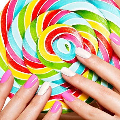 DANNEASY Nail Polish Strips Glitter - 24 Self-Adhesive Nail Wraps + Nail File & Cuticle Stick