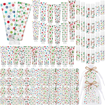 Dansib 36-Set Christmas Party Favors: Hand Cream, Body Lotion, Lip Balm Gift Set for Coworkers & Guests