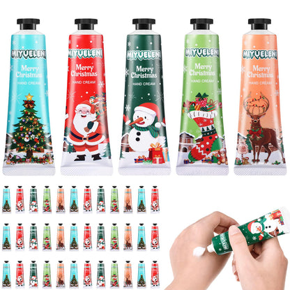Dansib 24-Piece Christmas Hand Cream Gift Set – Moisturizing Fragranced Lotions