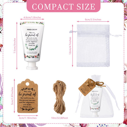 Dansib 48-Set Employee Appreciation Gift Collection – Mini Hand Creams for Team Gifts
