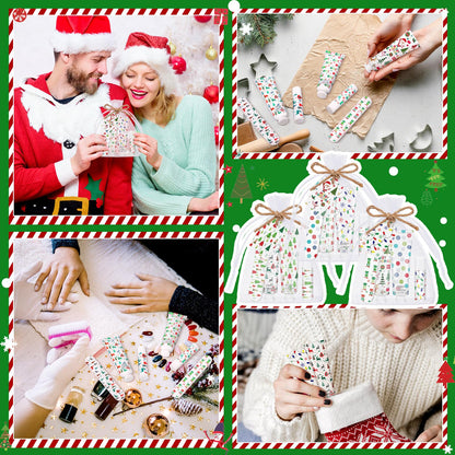 Dansib 72-Piece Christmas Gift Set for Party Favors – Hand Cream, Body Lotion, Lip Balm, Nail File & Stocking Stuffers