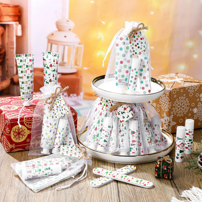 Dansib 6 Sets 36 Pcs Christmas Party Favors Gift Set – Hand Cream, Lip Balm, Body Lotion