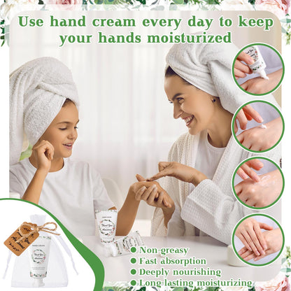 Dansib 24-Pack Mini Hand Lotion Gift Set – Elegant Gratitude-Themed Travel-Size Hand Creams