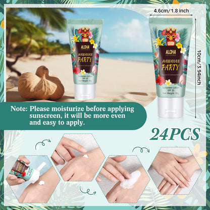Dansib 24-Pack Mini Sunscreen – 1oz SPF 30 for Weddings