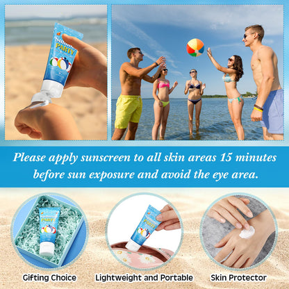 Dansib 24 Pcs Mini Sunscreen Bulk SPF 30 – Travel Size Lotion for Weddings