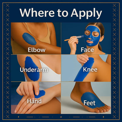 Dar Marwa Nila Powder — 100% Pure Saharan Indigo Blue Clay Mask for Face & Body | Brightens & Evens Skin