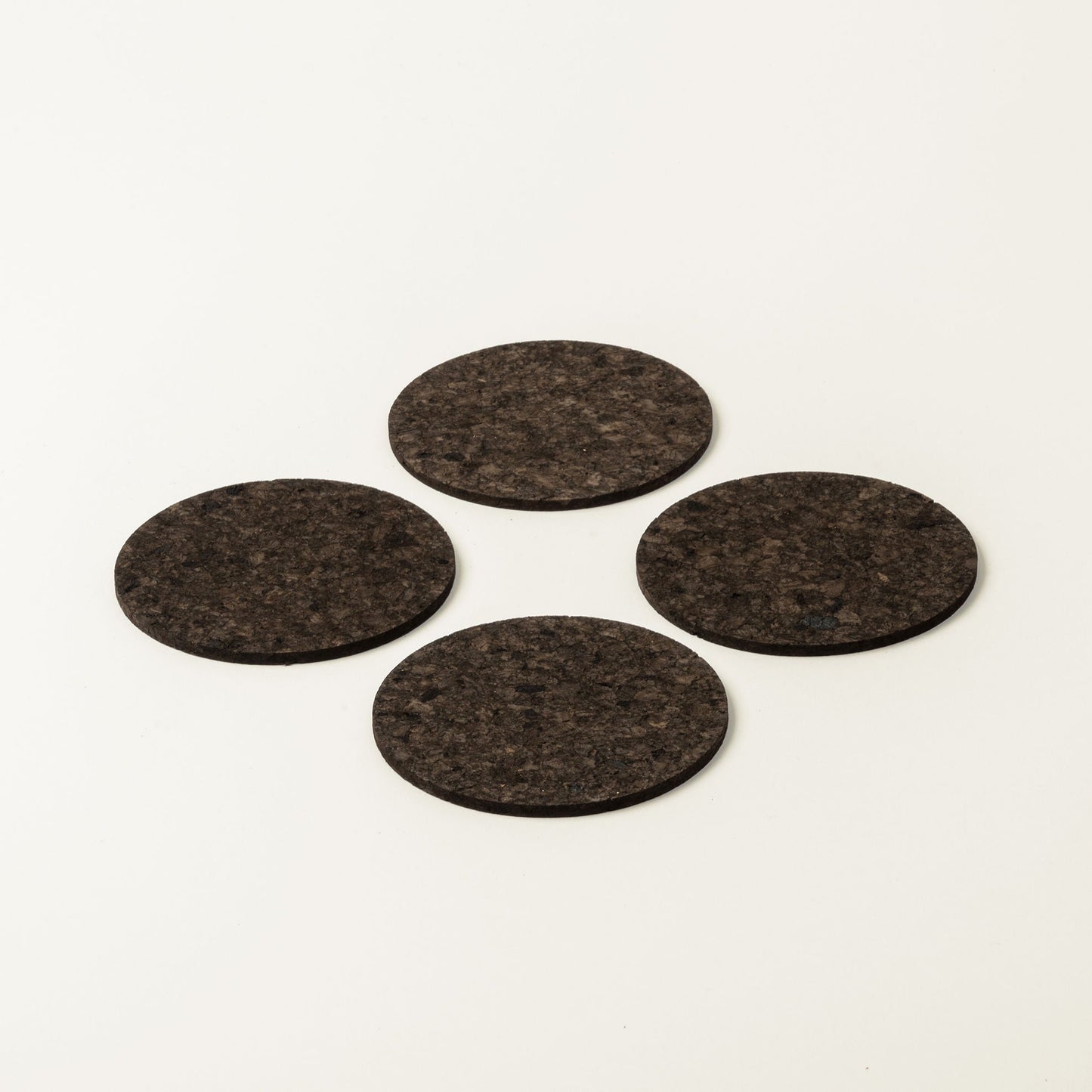 Cork Coasters | Dark | Round