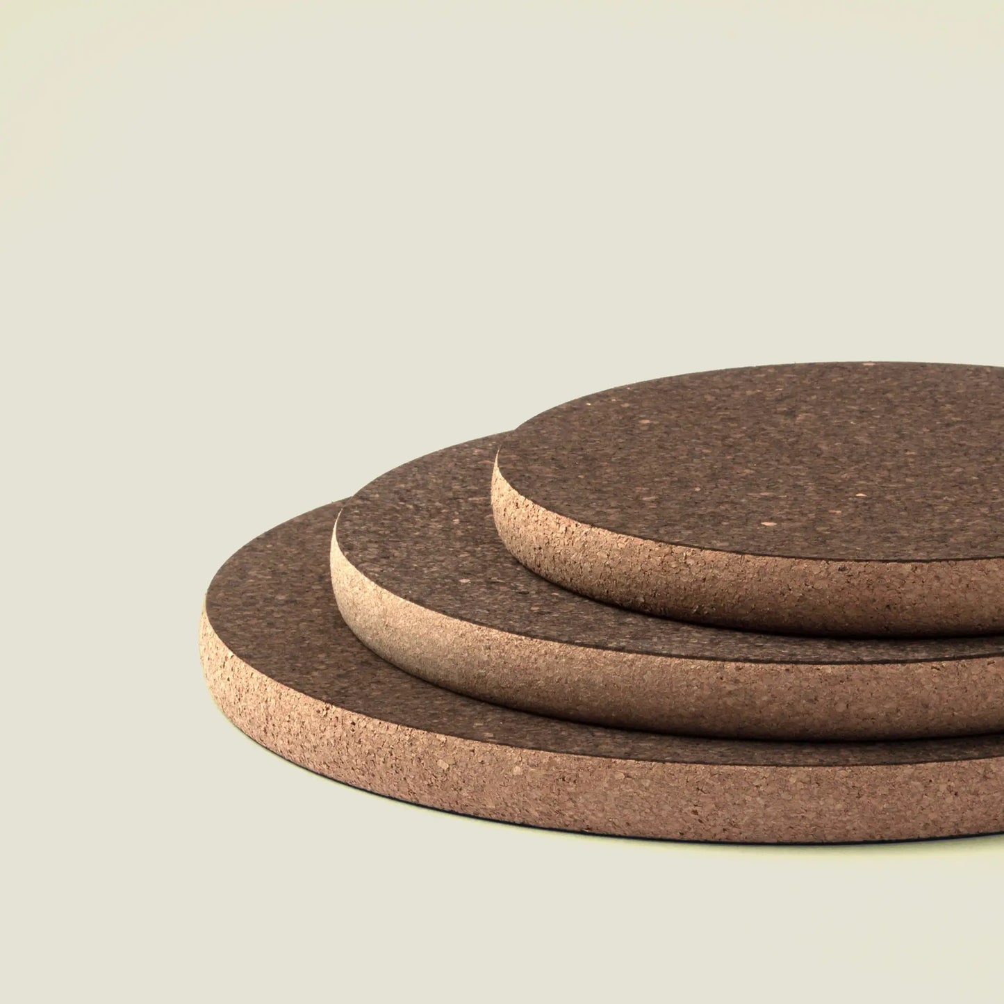 Dark Cork Hot Pot Stand | Round