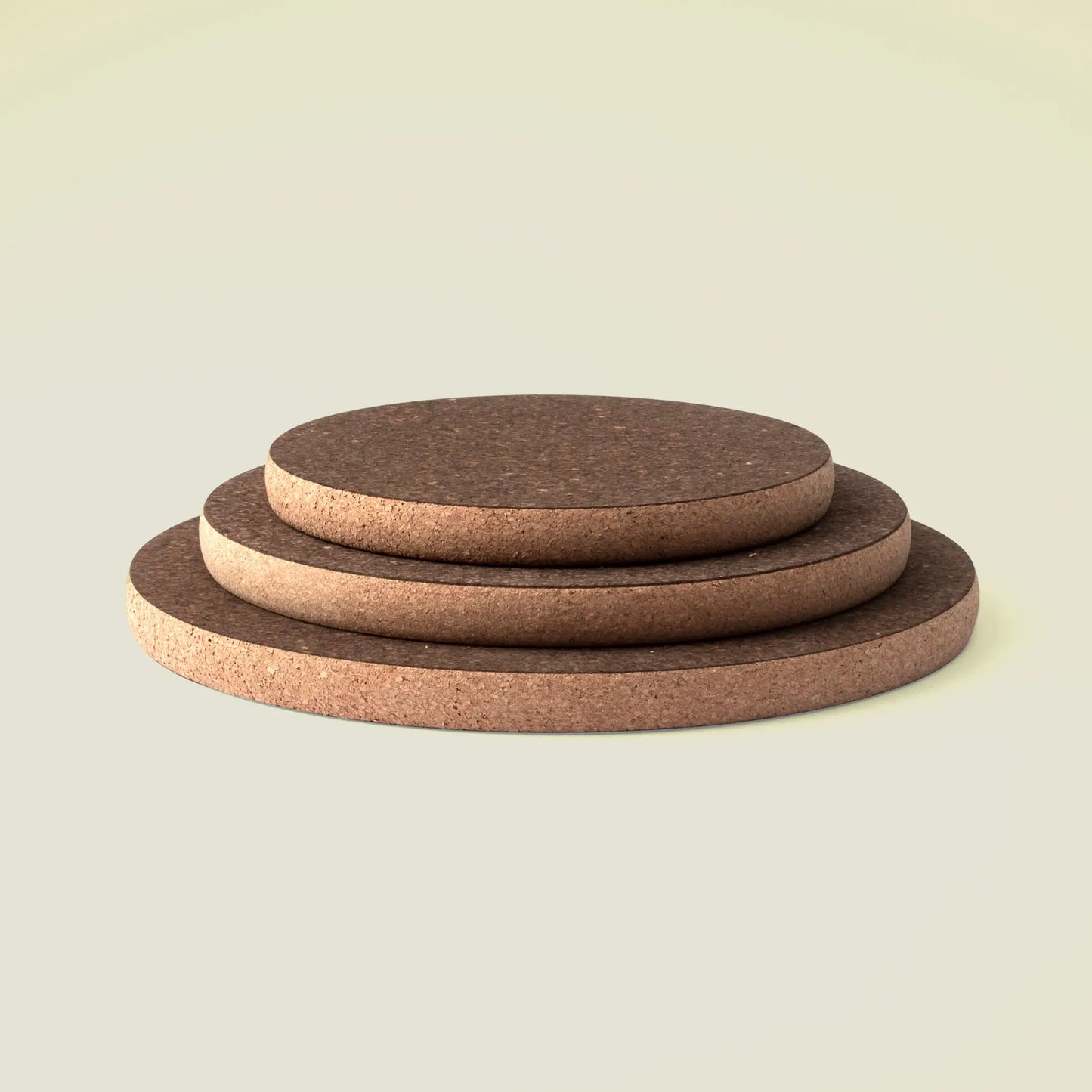Dark Cork Hot Pot Stand | Round