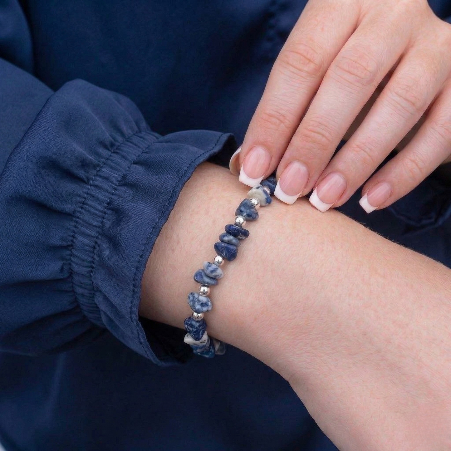 Sodalite Crystal Bracelet