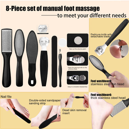 Darmave™ Electric Foot Callus Remover – Smooth Pedicure Wand with 60 Sanding Pads