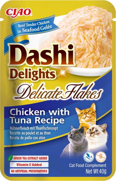 Dashi Delights Delicate Flakes Chicken with Tuna Recipe